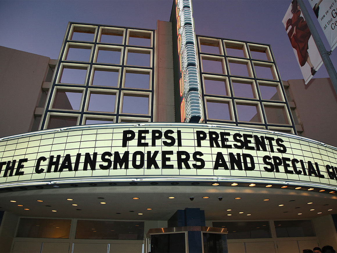 Live Nation For Brands - pepsi and chainsmokers